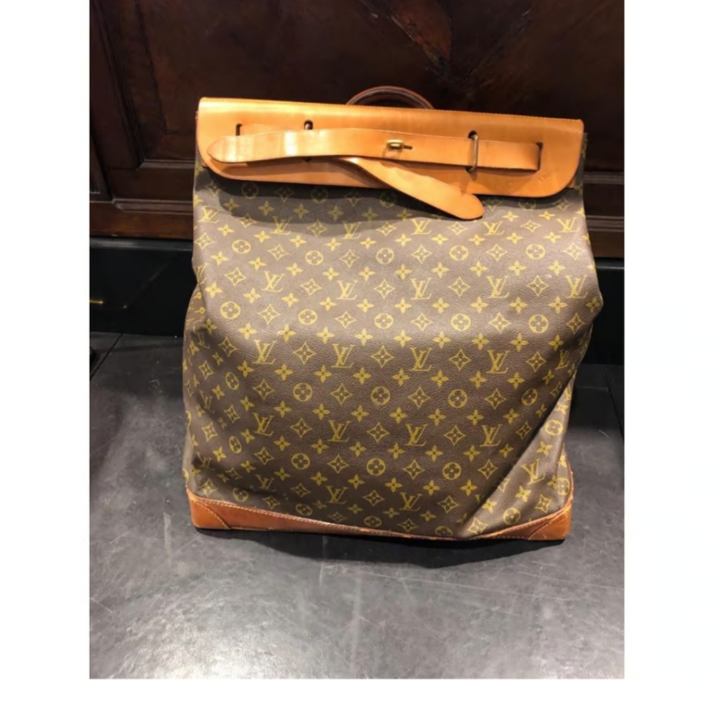 Louis VuittonSteamer leather travel bag
